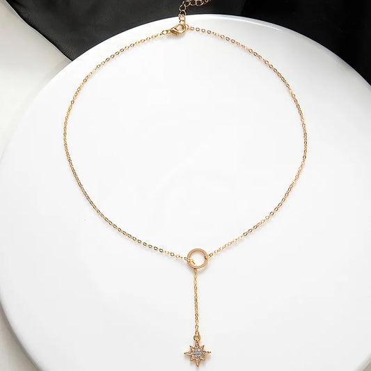 Star Dainty Y Pendant
