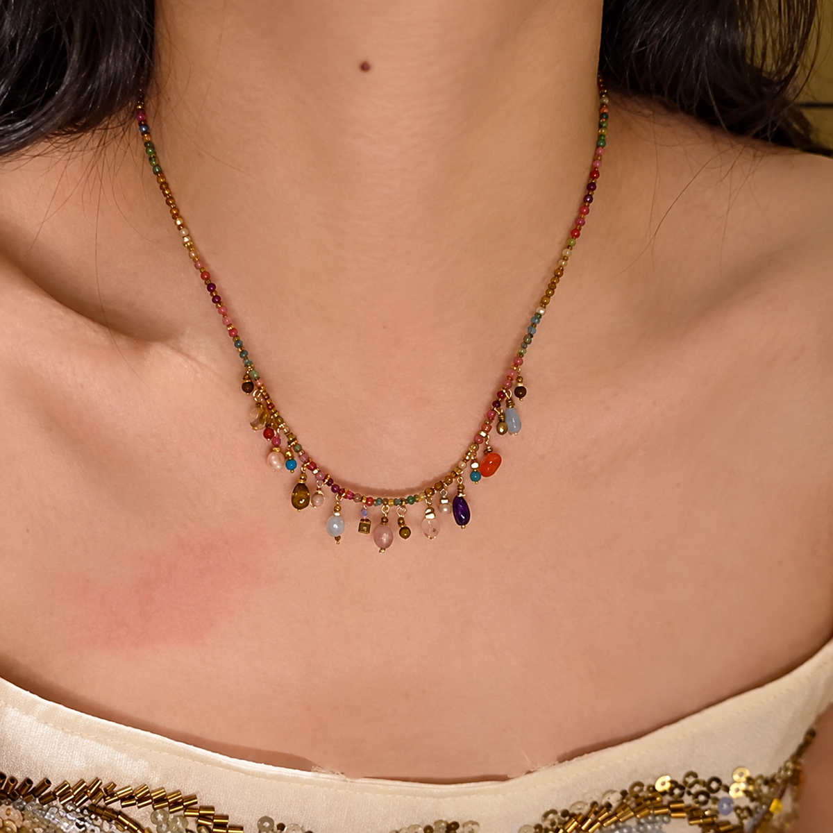 Bohemian Beaded Necklace