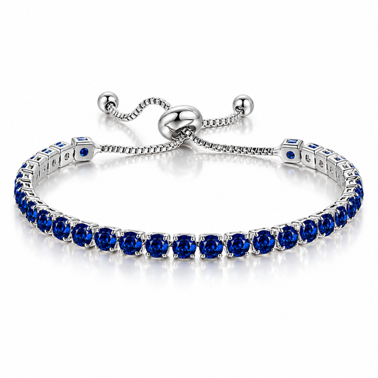 Tennis Bracelet (Blue)