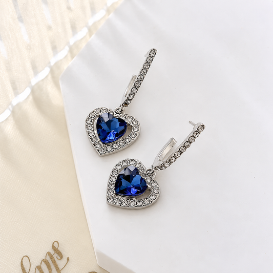 Heart Drop Earrings