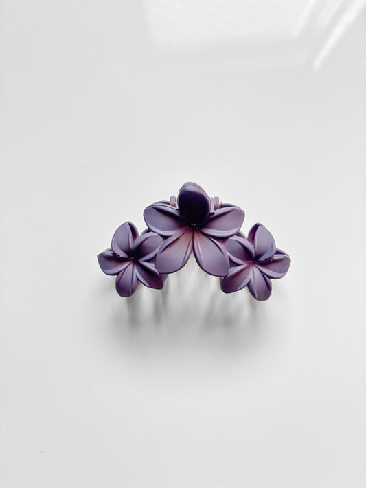 Triple Flower Hair Claw (Matte)