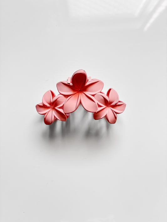 Triple Flower Hair Claw (Matte)