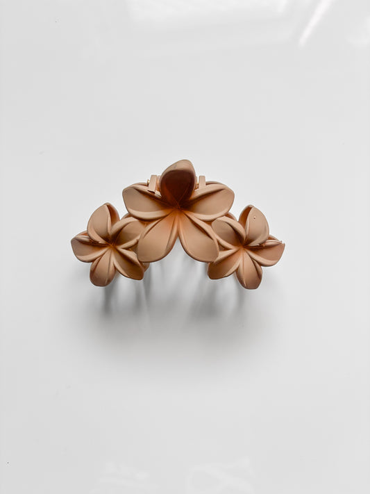 Triple Flower Hair Claw (Matte)