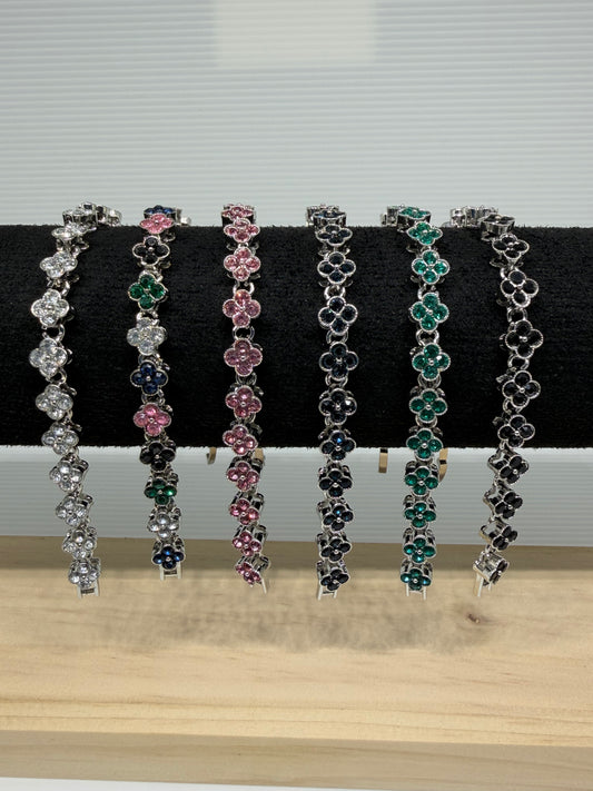 Clover Tennis Bracelet