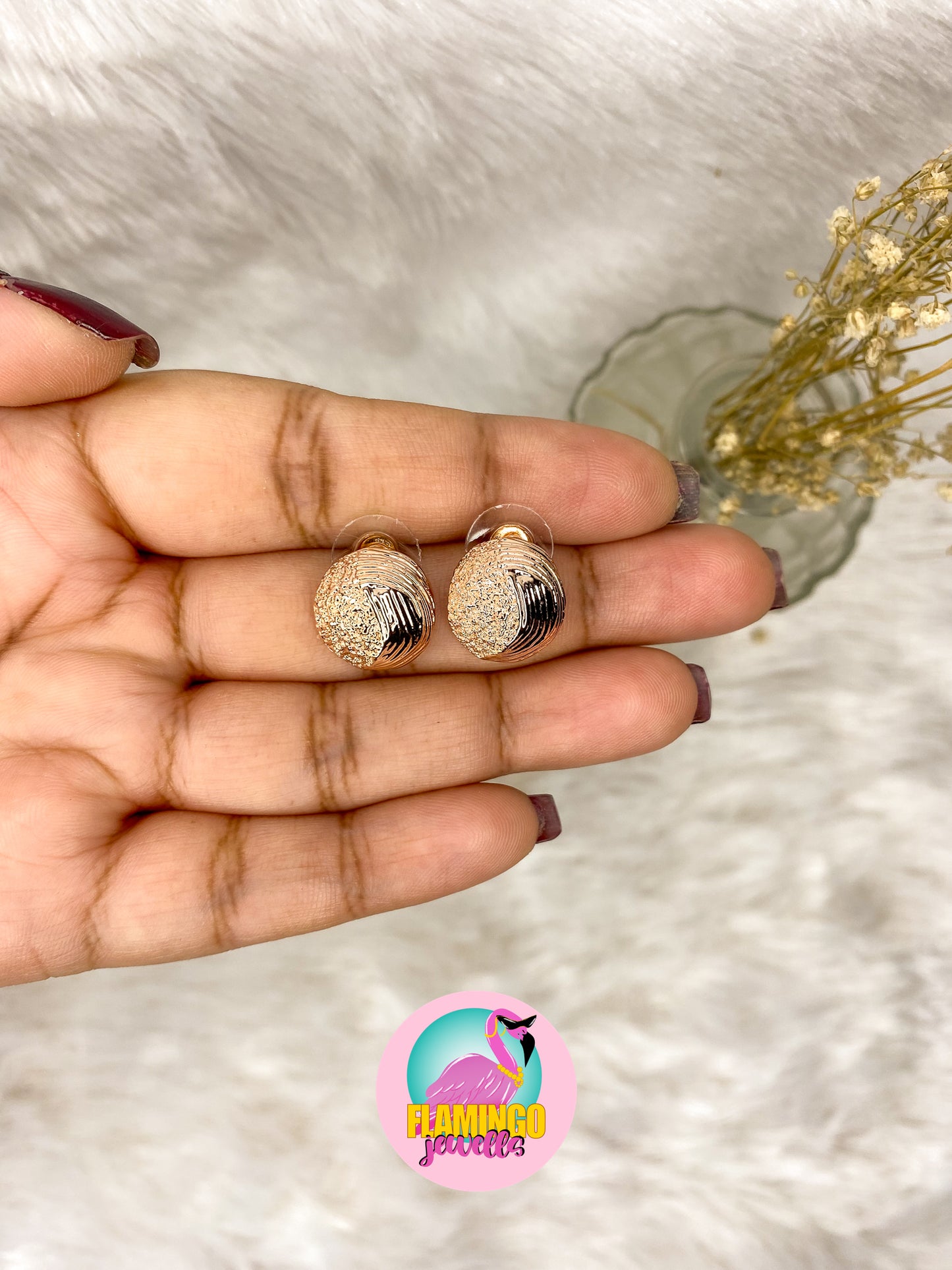 Ella Rose Gold Studs