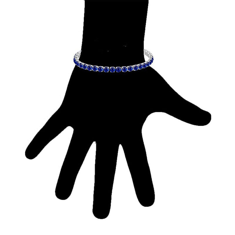 Tennis Bracelet (Blue)