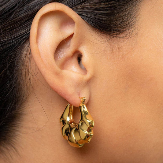 Croissant Hoop Earrings