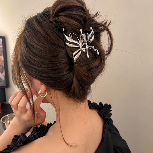 Metal Butterfly Hair Claw