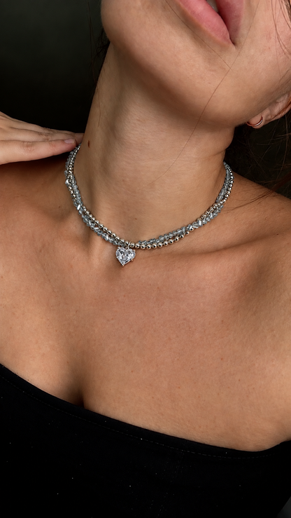 Twisted Heart Necklace