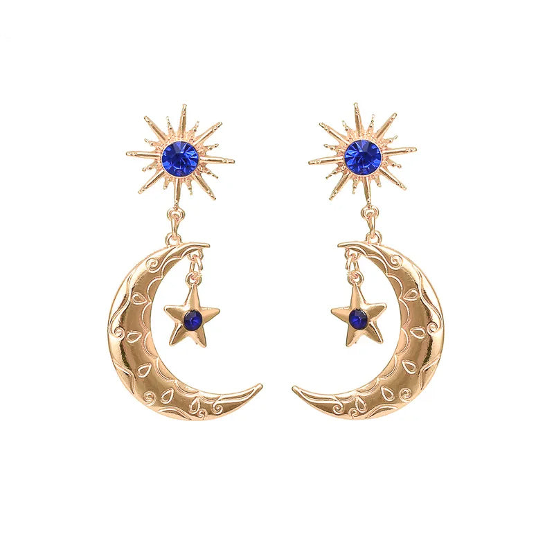 Moon Drop Earrings