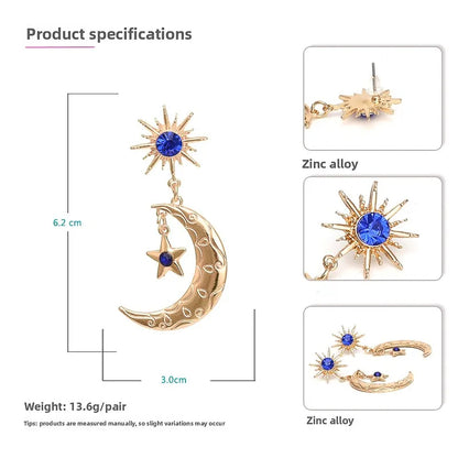 Moon Drop Earrings