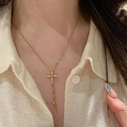 Cross Tassel Pendant