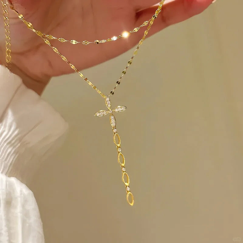 Cross Tassel Pendant