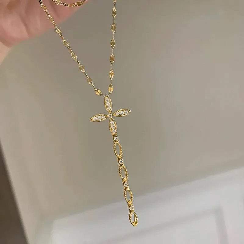 Cross Tassel Pendant