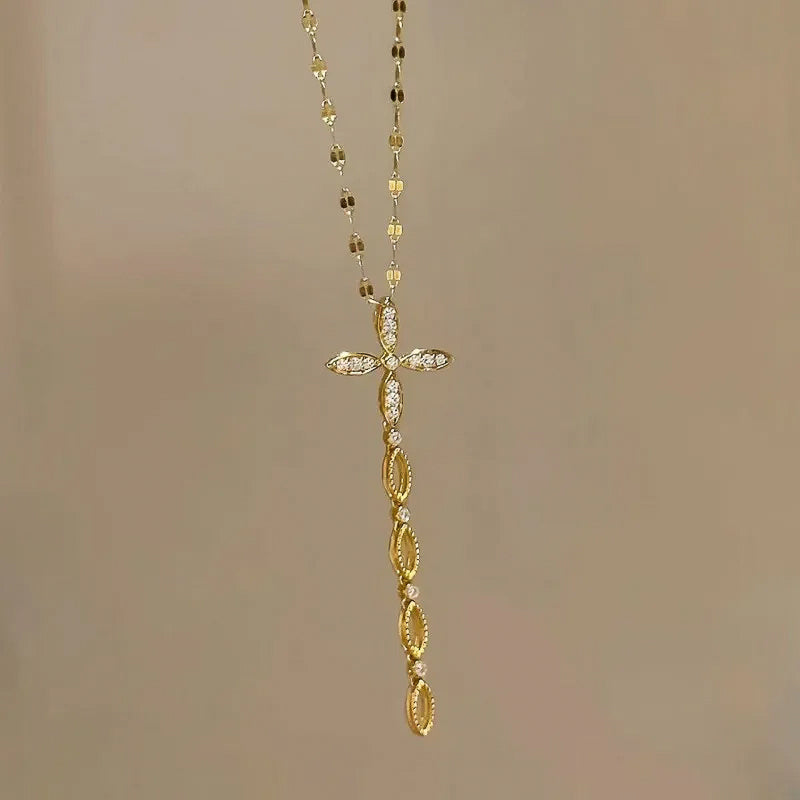 Cross Tassel Pendant