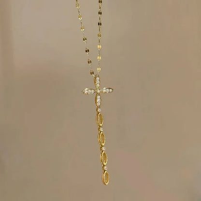 Cross Tassel Pendant
