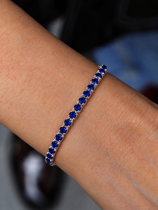 Tennis Bracelet (Blue)