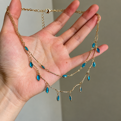 Vintage Style Double Layer Necklace