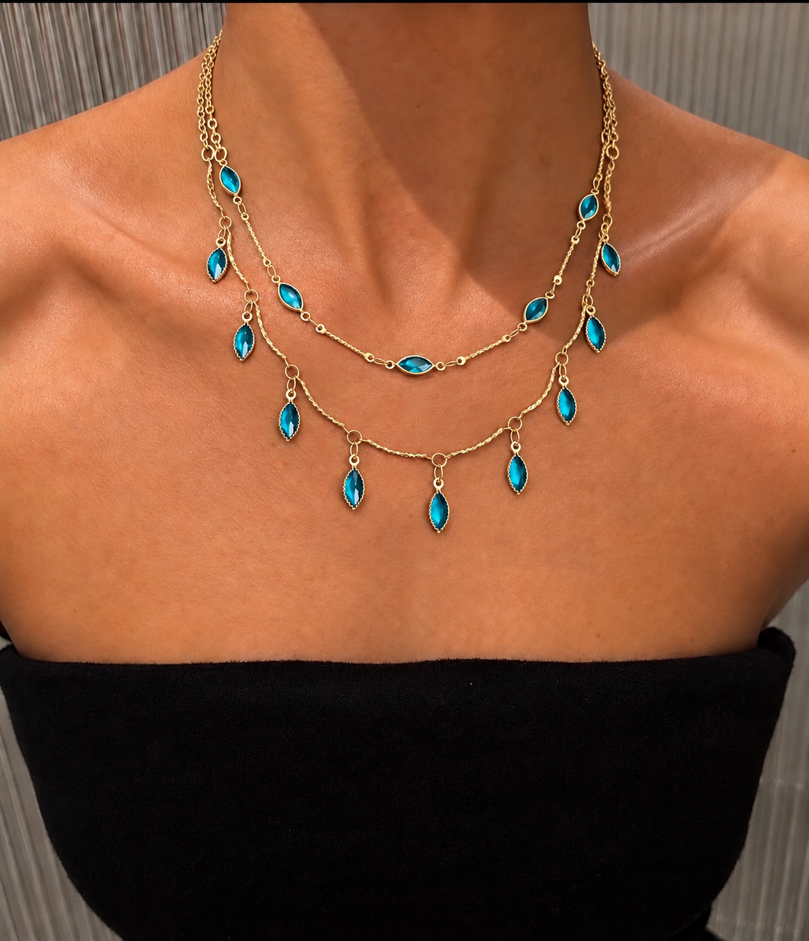 Vintage Style Double Layer Necklace