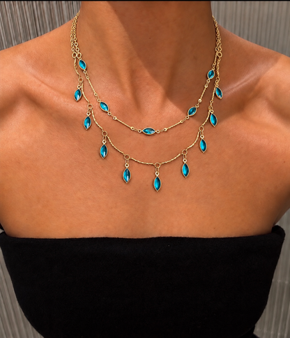 Vintage Style Double Layer Necklace