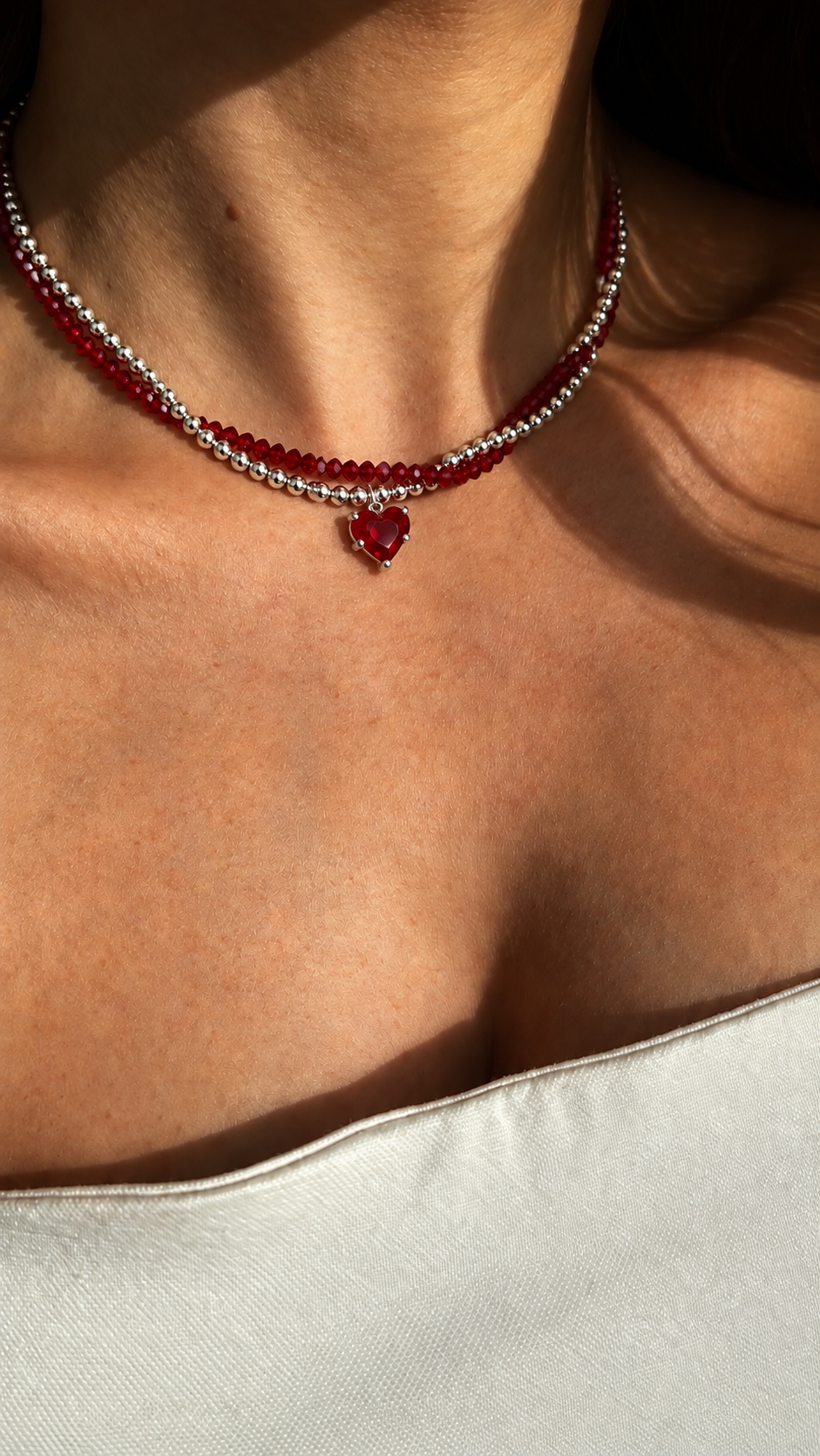 Twisted Heart Necklace