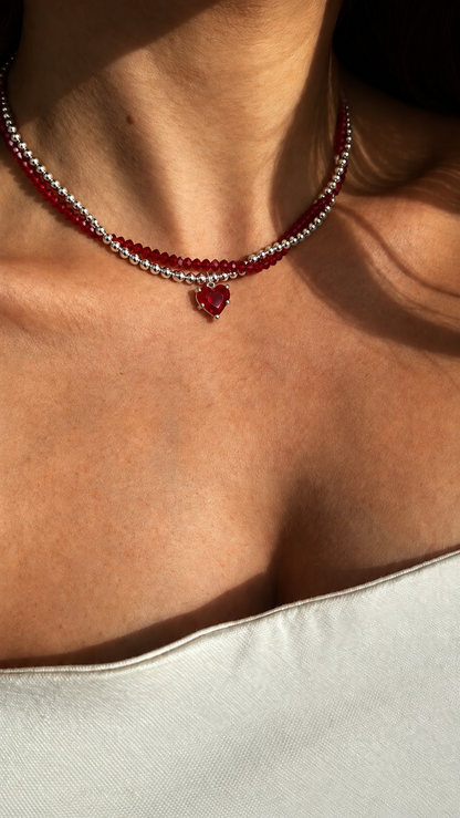 Twisted Heart Necklace