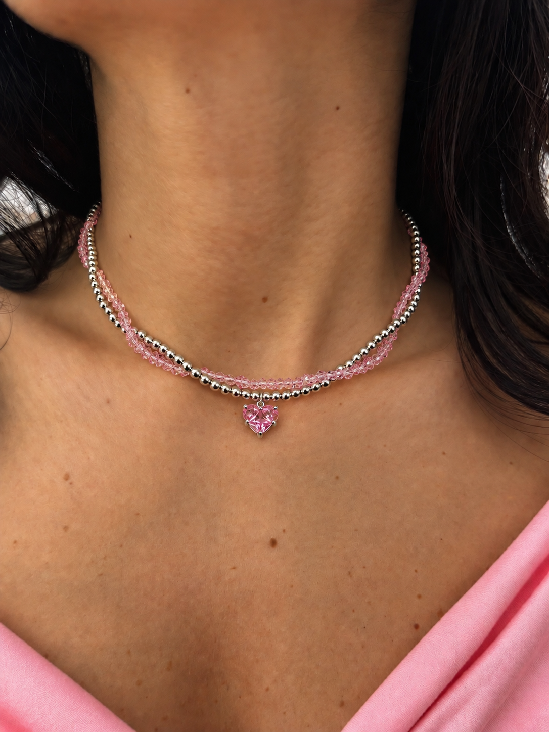 Twisted Heart Necklace