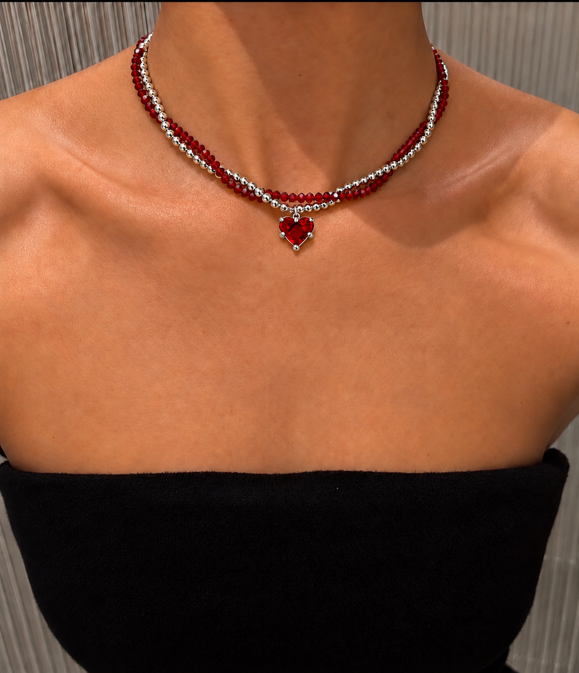 Twisted Heart Necklace