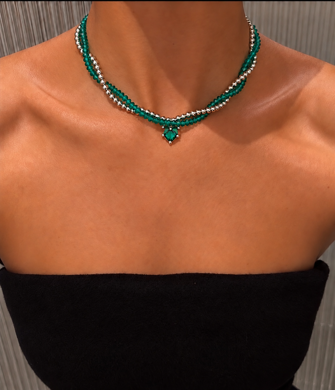 Twisted Heart Necklace