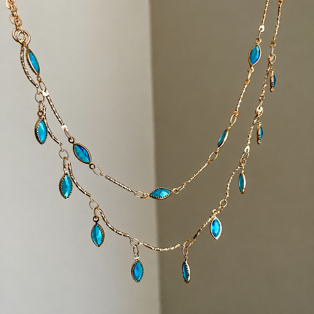 Vintage Style Double Layer Necklace
