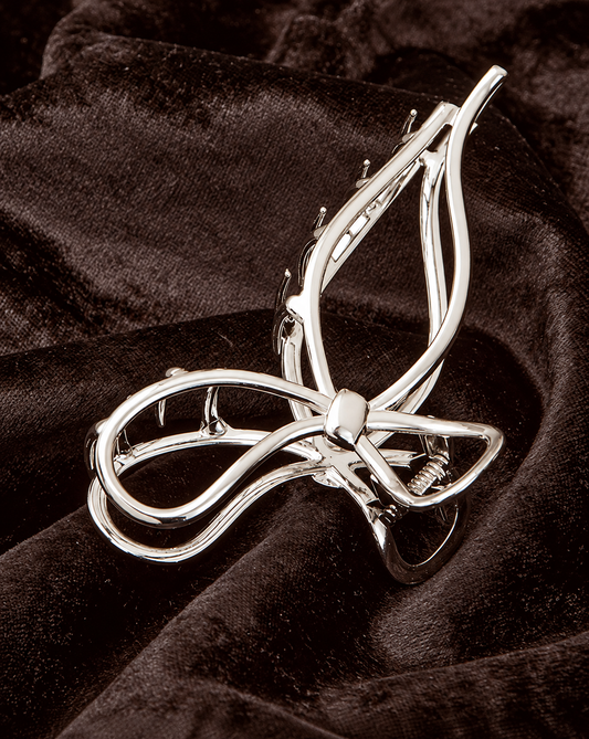 Metal Bow tie Hair Claw(Big)
