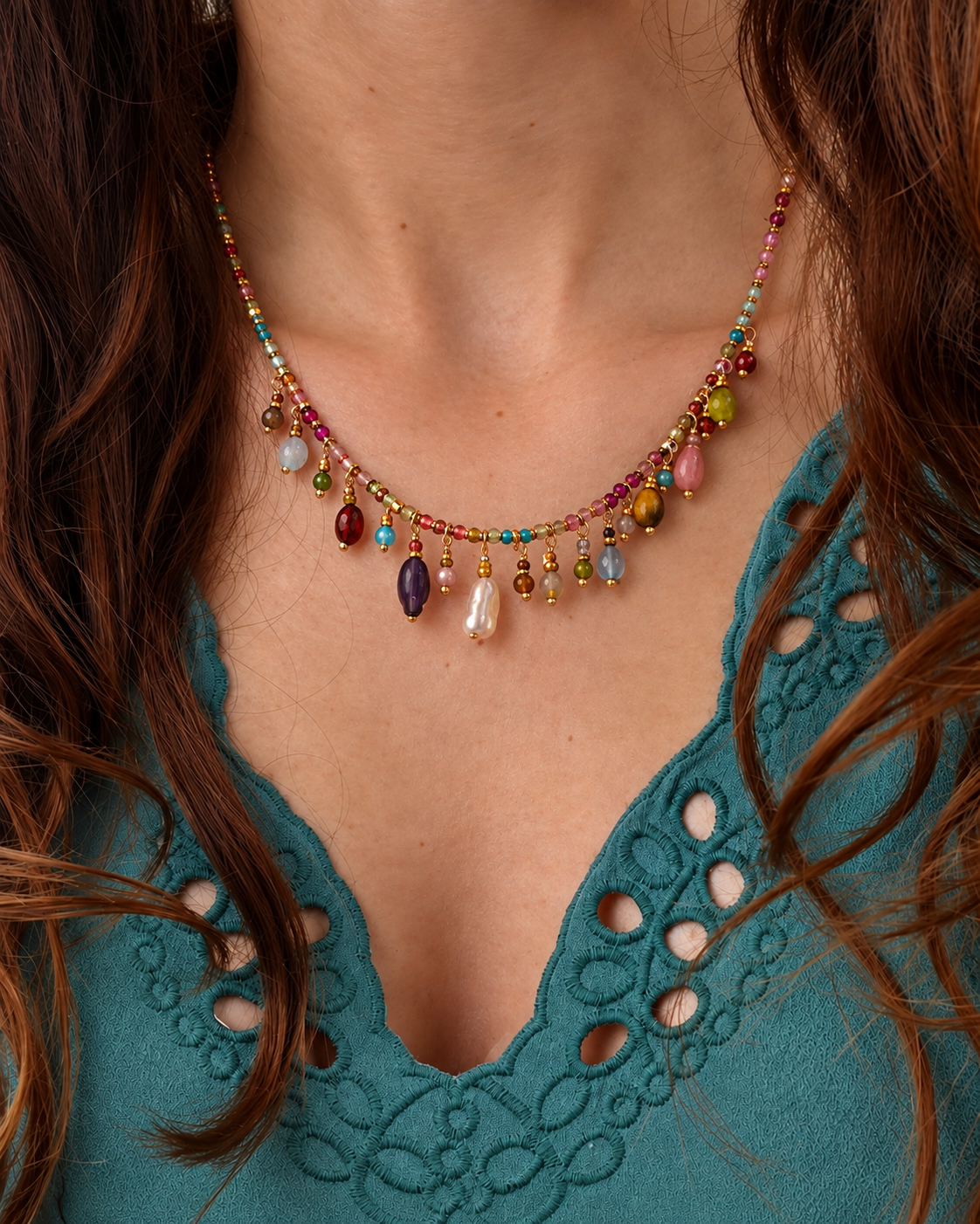 Bohemian Beaded Necklace