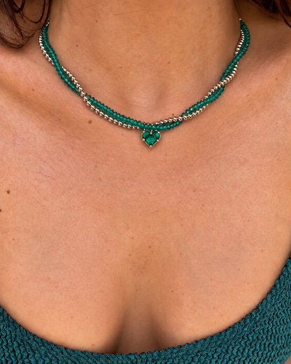 Twisted Heart Necklace