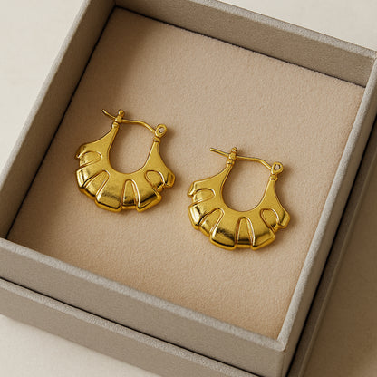 Croissant Hoop Earrings
