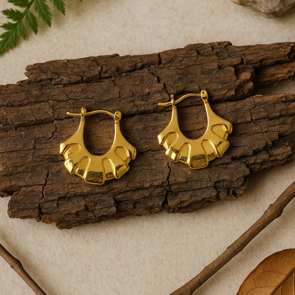 Croissant Hoop Earrings