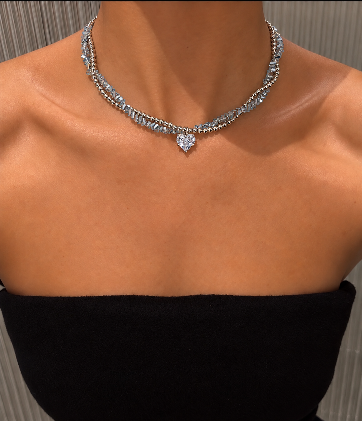 Twisted Heart Necklace