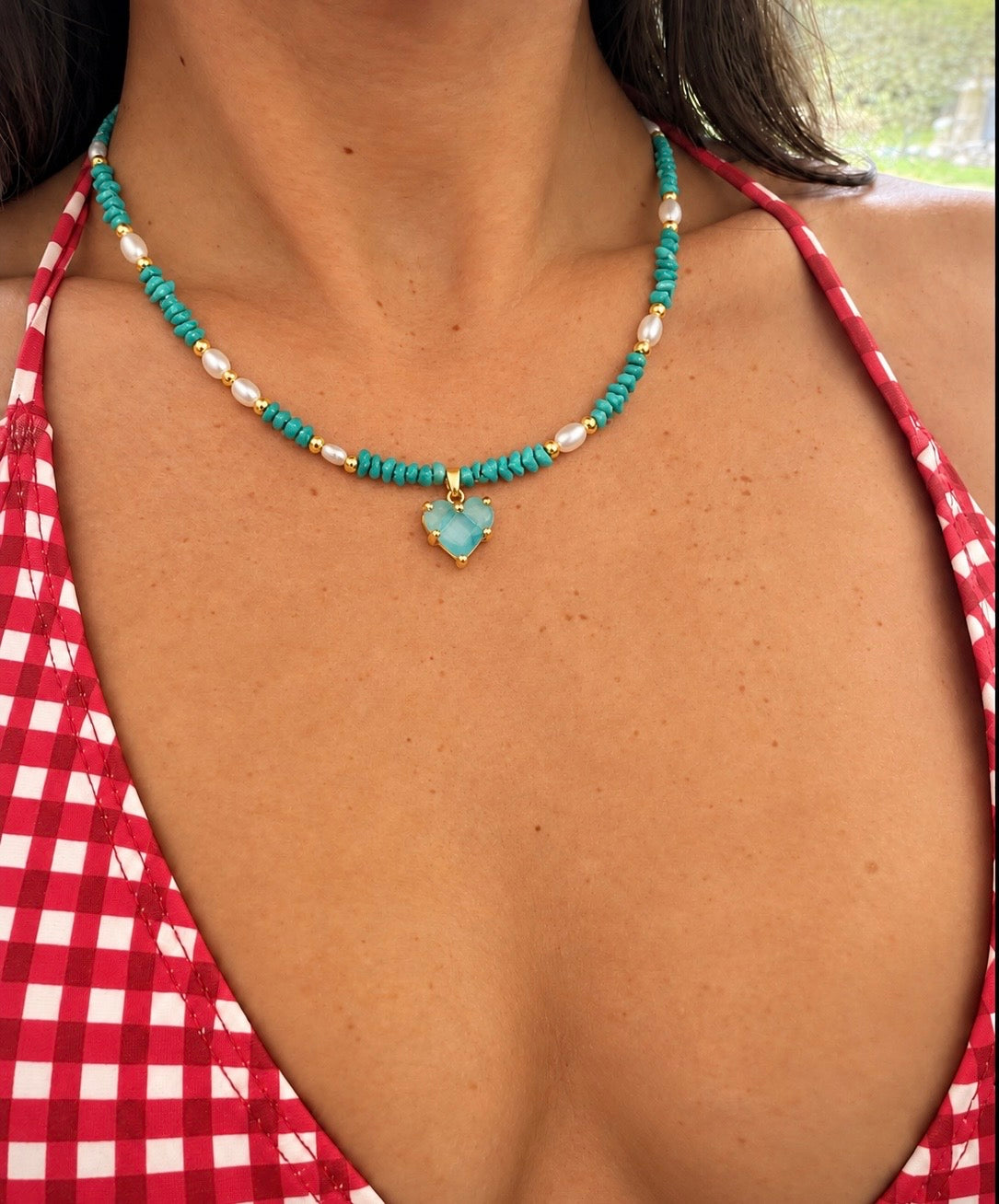 British Style Heart Shape Necklace