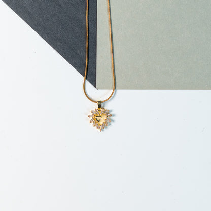 Sunbeam Heart Pendant