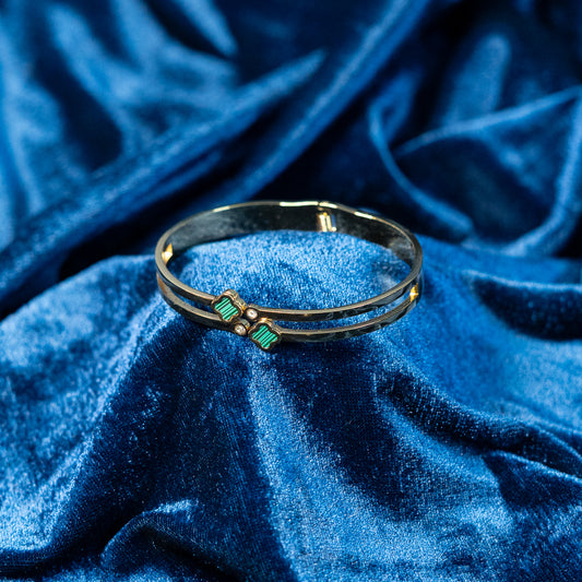 Green Clover Adjustable Bracelet