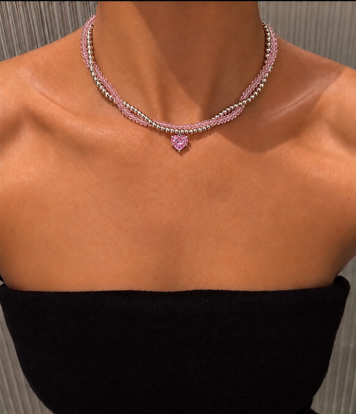 Twisted Heart Necklace