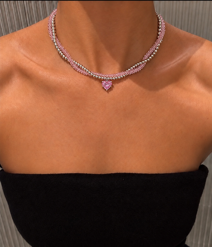 Twisted Heart Necklace