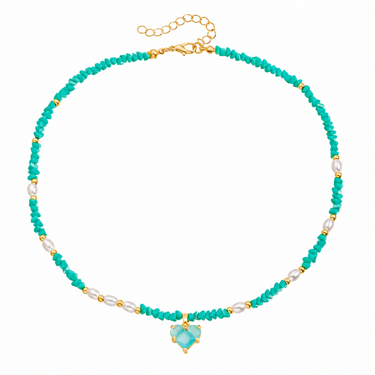 British Style Heart Shape Necklace