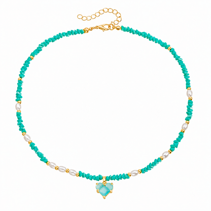 British Style Heart Shape Necklace
