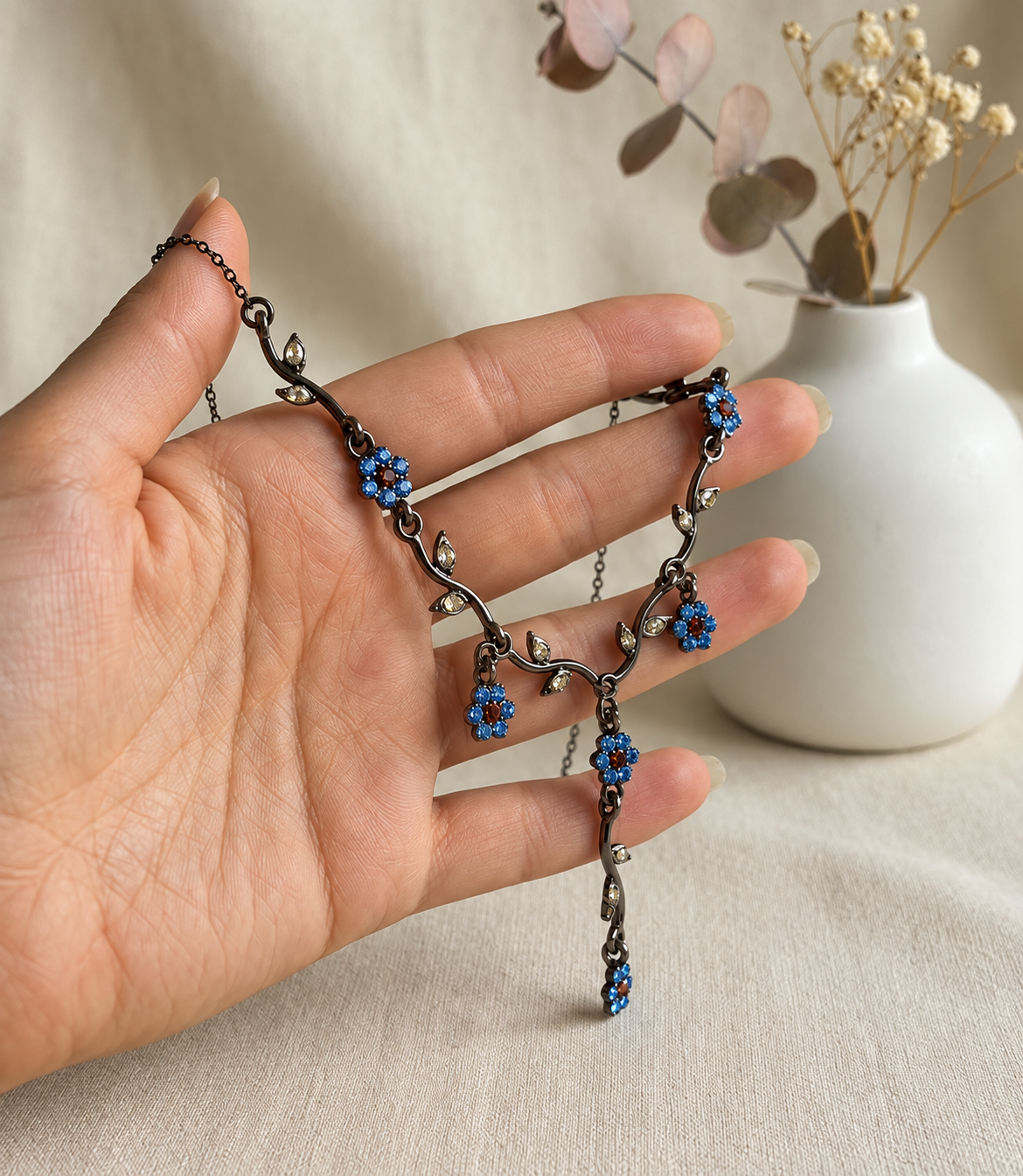 Vintage Floral Necklace