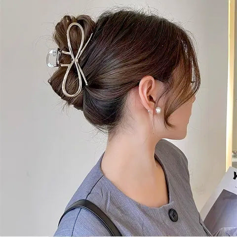 Metal Bow Hair Claw(Big)