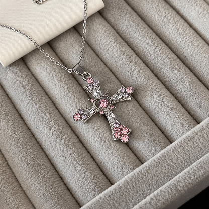Pink Cross Pendant