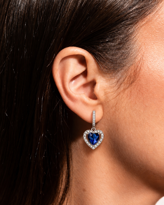 Heart Drop Earrings