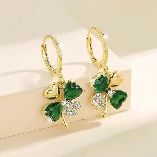 Clover Leaf Drop Earrings
