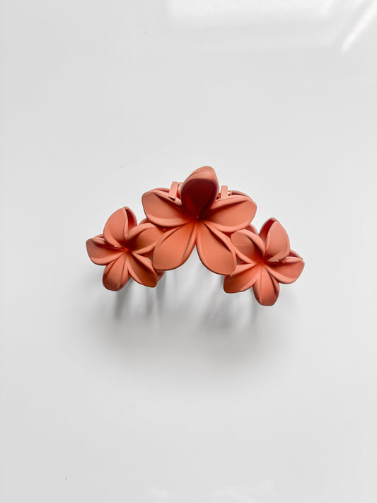 Triple Flower Hair Claw (Matte)