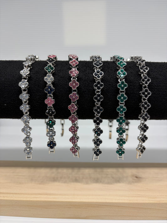 Clover Tennis Bracelet